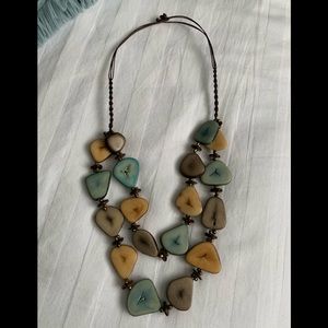 Beautiful Hand-made Wood necklace and bracelet
